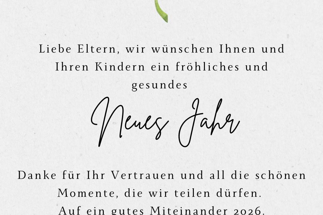 Neujahrsgruß